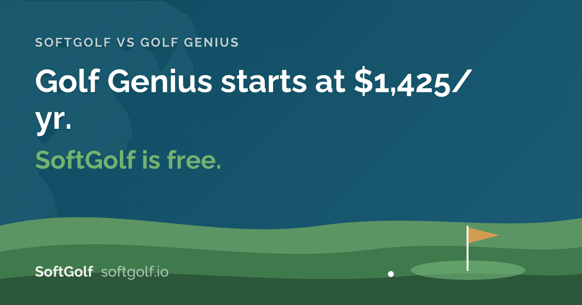 SoftGolf vs Golf Genius: An Honest Comparison (2026)