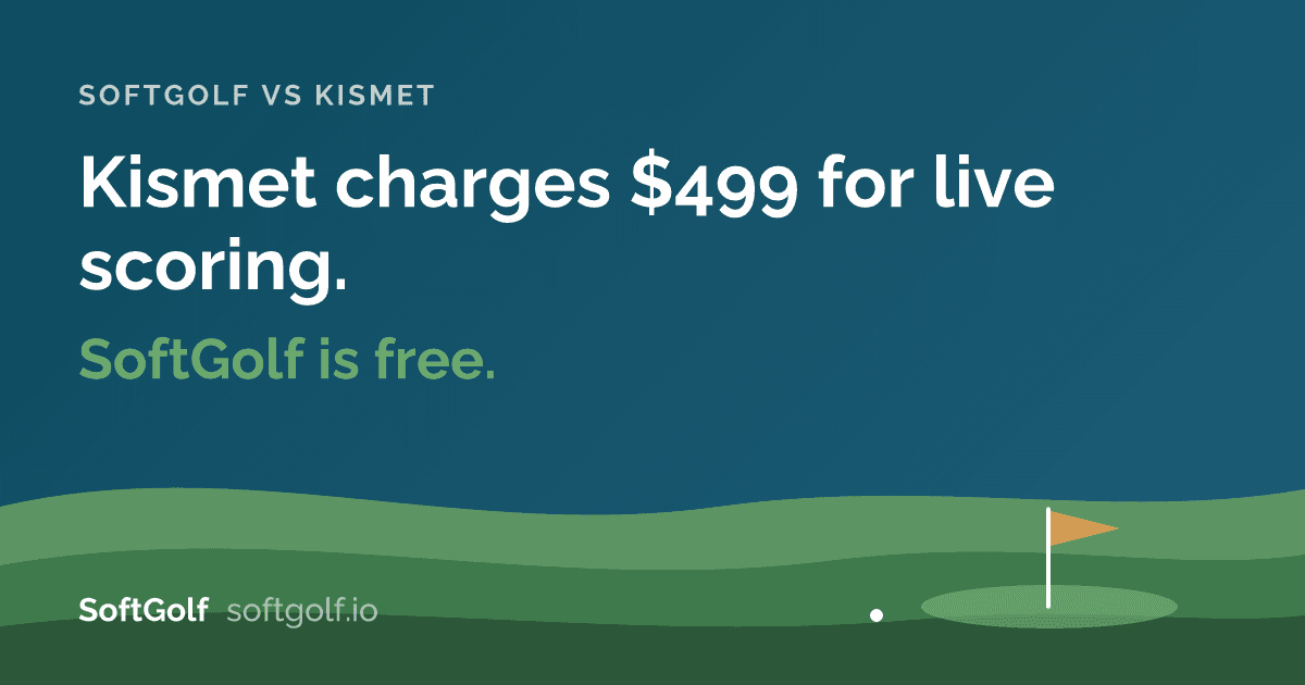 SoftGolf vs Kismet: Which Platform Gives You Live Scoring for Free?
