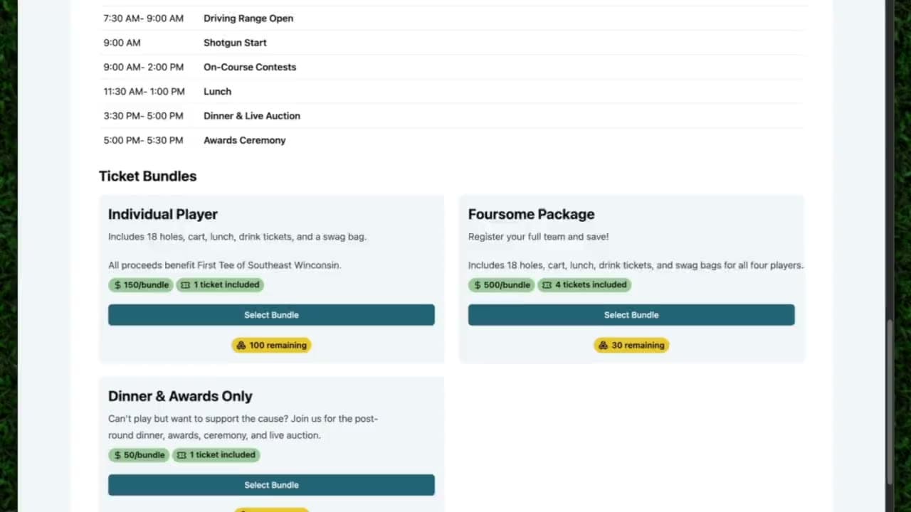 Registration: Custom tickets, team signups and guest checkout